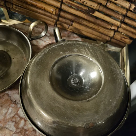 Vintage Bronze Candle Stick Holders - Picture 7 of 10